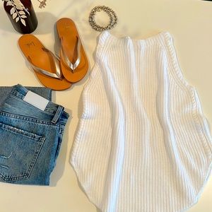 Loft Knit Sleeveless Halter Top.XS